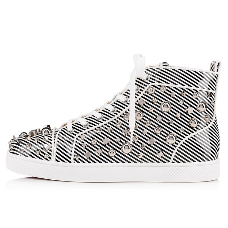 Sequin Stripe Rund Toe Herre Skatesko