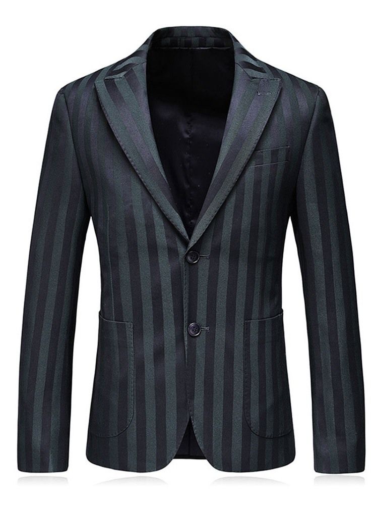 Blazer Enkelt-Breasted Mote Herre Kjole Dress