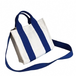 Casual Vertikale Striper Crossbody-Veske For Kvinner