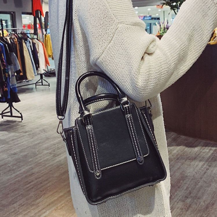 Tråd Pu Koreansk Crossbody-Veske