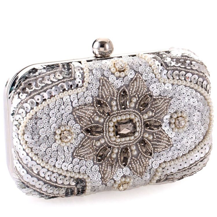 Celebrity Beaded Brodery Evening Clutch