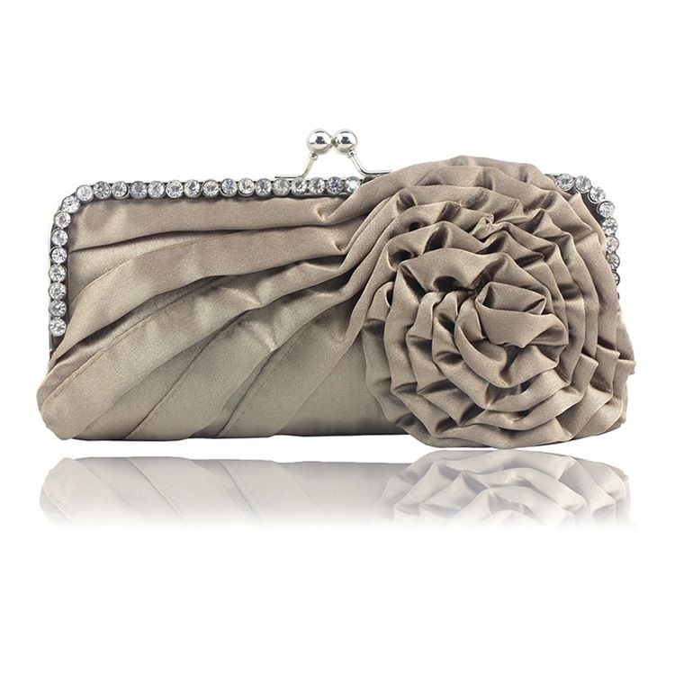 Flower Drape Bankett Clutches & Evening Bag