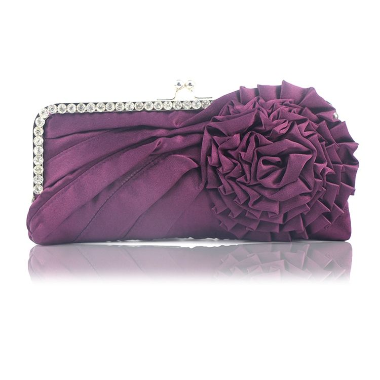 Flower Drape Bankett Clutches & Evening Bag