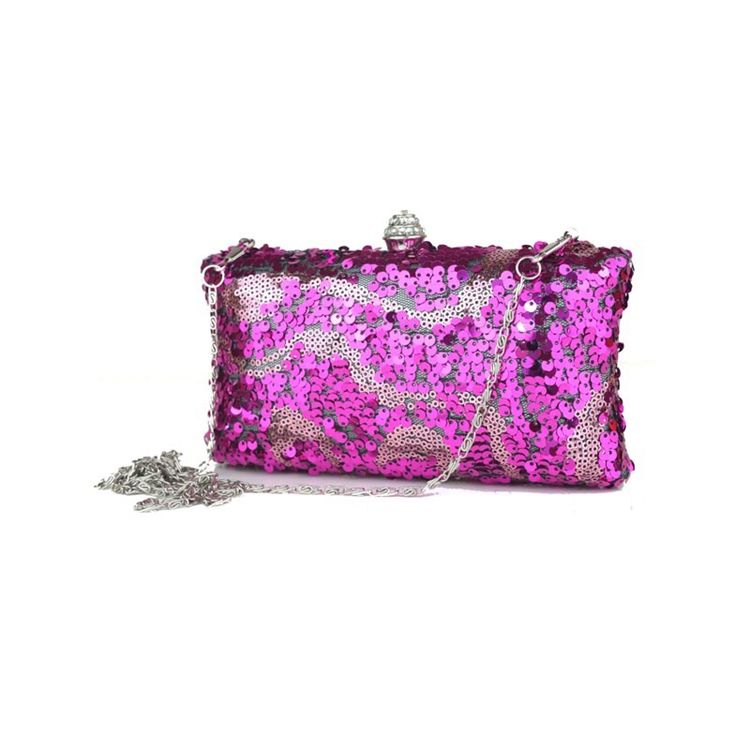 Skinnende Paljetter Rhinestone Clutch For Kvinner