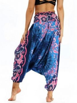 Bohemian Print Yoga Harem Bukser