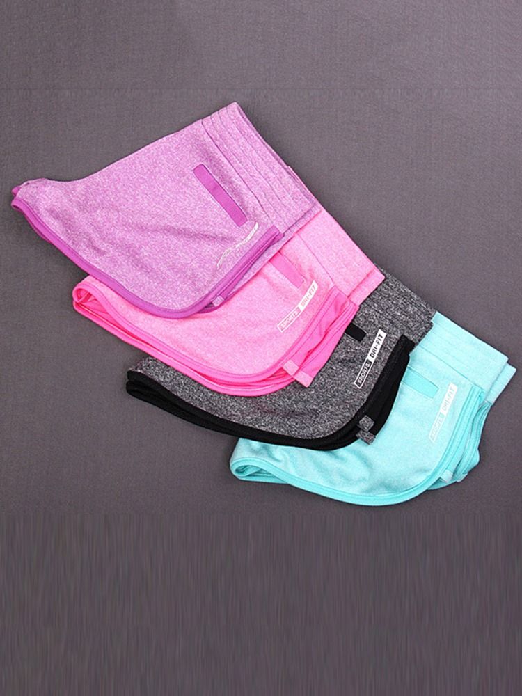 Dame Patchwork Color Block Quick Dry Ermeløse Yogasportsett