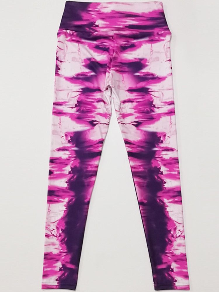 Gradient Pustende Push Up Gym Sport Yoga Bukser Tiktok Leggings Med Høy Midje