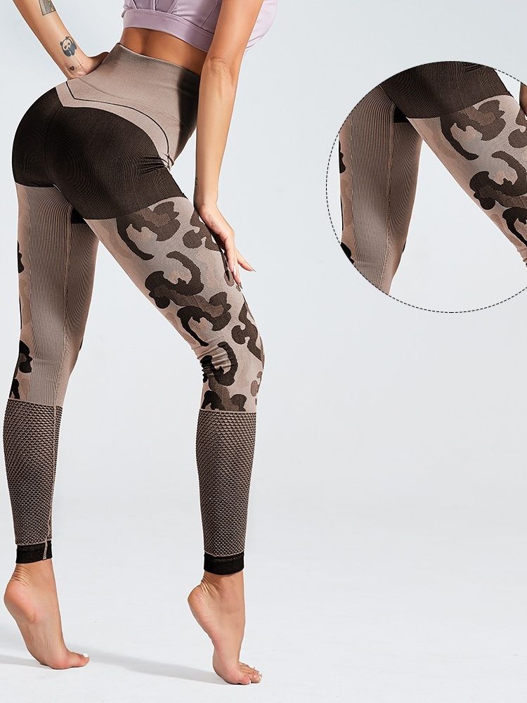 Nylon Running Spring Yoga Bukser Høy Midje Tiktok Leggings