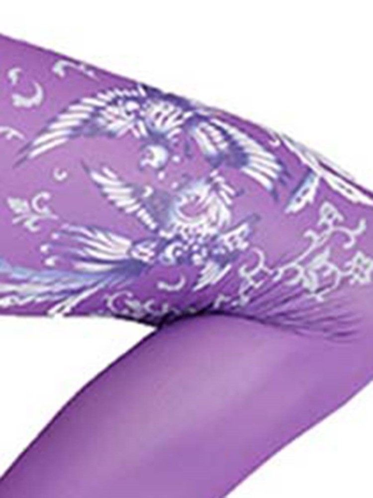 Polyester Anti-Svette Print Animal Kvinnelige Løpebukser Yogabukser Høy Midje Tiktok Leggings