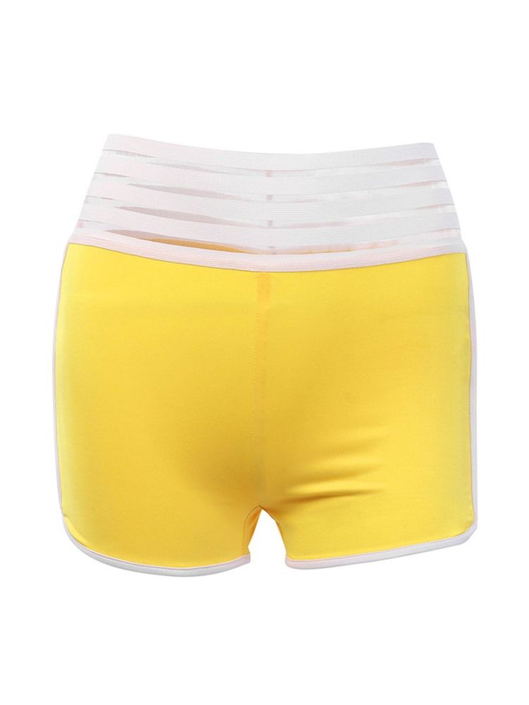 Pustende Solid Løpeshorts Yogabukser For Kvinner