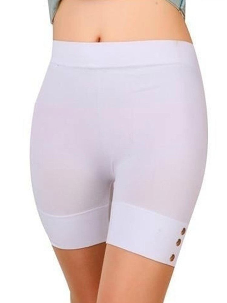 Pustende Solid Sommershorts For Kvinner Gym Sports Yogabukser