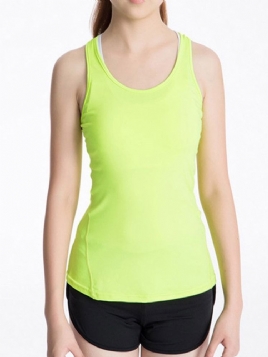 Solid Quick Dry Anti-Sweat Vest Pullover Sport Topper